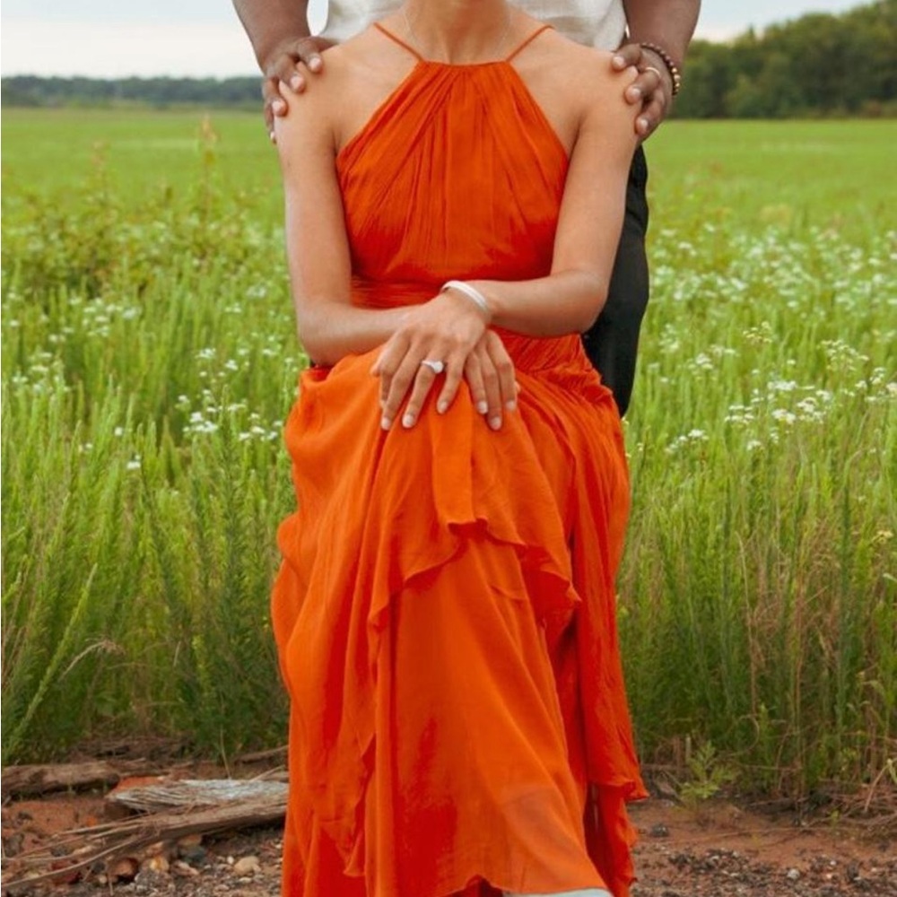 ASOS Orange Maxi Dress